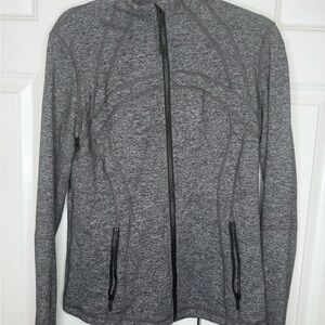 Lululemon Define Heather Gray Zip-Up Jacket